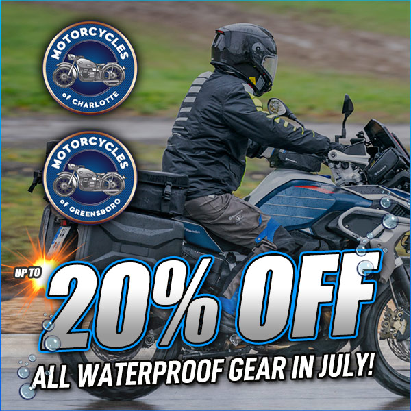 20% off waterproof motorcycle gear